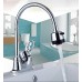 LQY Bathroom Faucet Sink Hot & Cold DC Shower Water Scalable 360° Rotary Copper Faucet - B07DMDK14R